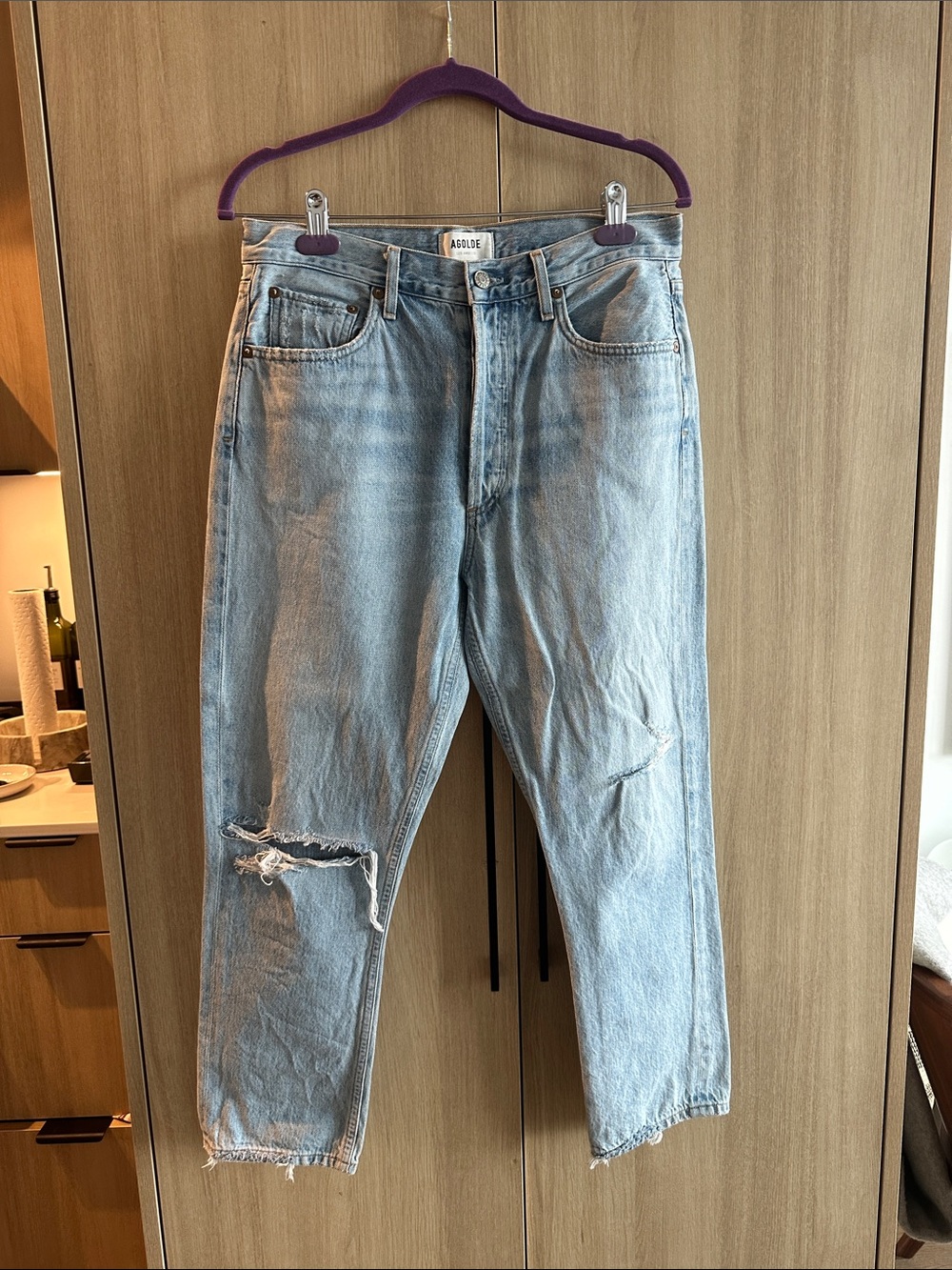 Agolde Riley Cropped Jeans